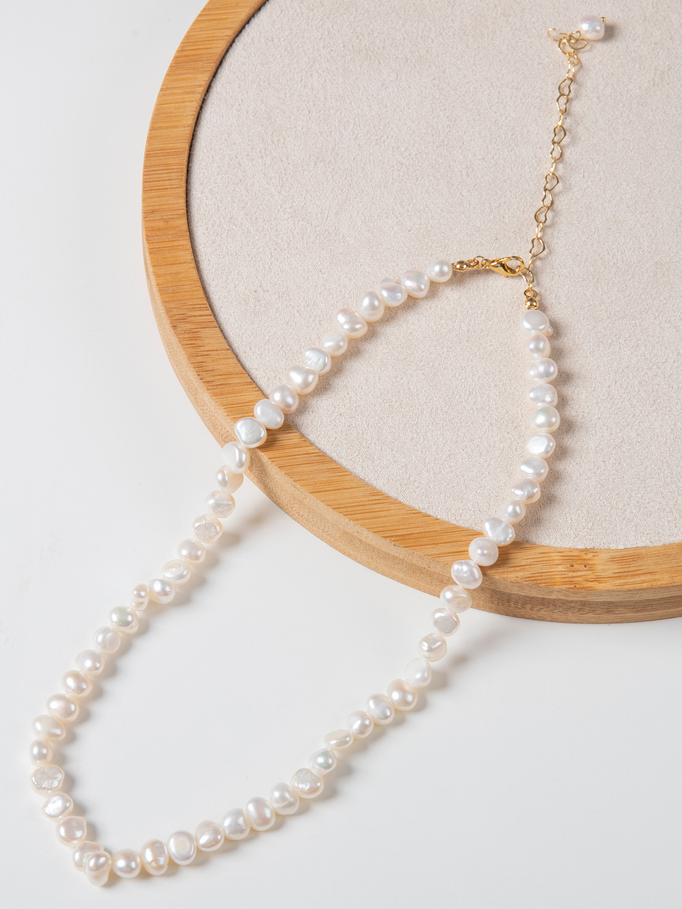 Yunyi Shijia Freshwater Pearl Necklace, Irregular natural pearl collarbone chain, Pearl necklace, personalized jewelry layer-wearing factory direct sales