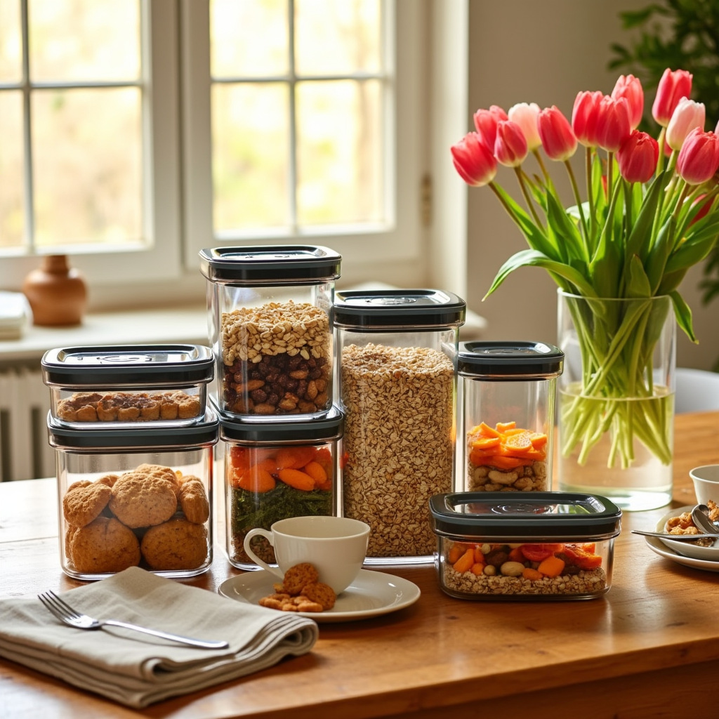 密封罐储物罐保鲜盒冰箱收纳盒食物杂粮收纳瓶零食储物瓶保鲜密封