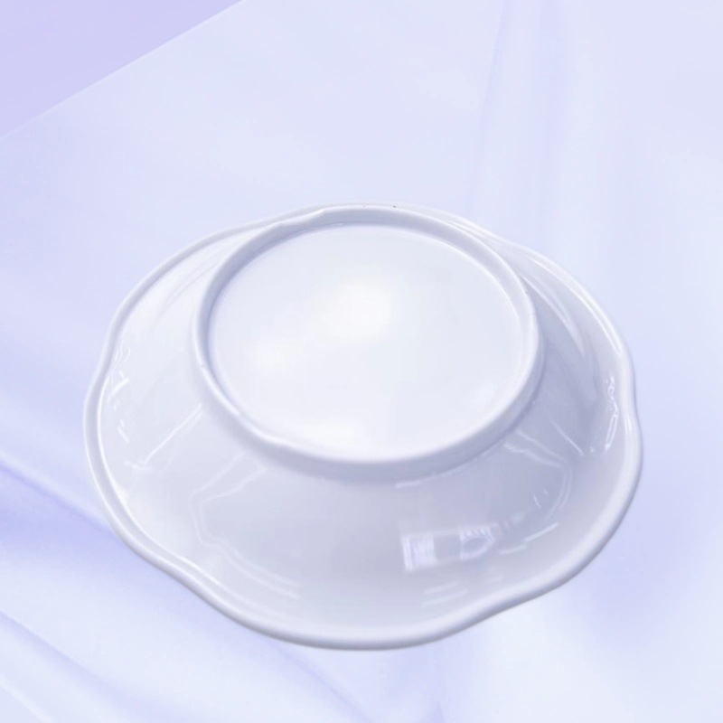 Wholesale of golden imitation porcelain round plates, melamine tableware, plastic plates, buffet Western plates, household and commercial round plates Specification image