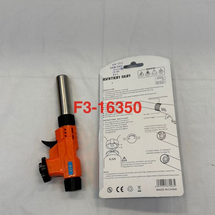 The 813B handheld card-type flamethrower can be inverted or turned upside down for outdoor camping and used to ignite charcoal in the wild details Picture