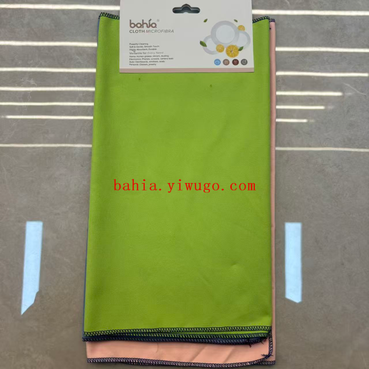 Plain smooth glass cloth, fiber cloth, dishwashing cloth, glass wiping cloth, cleaning scouring pad