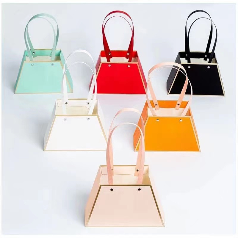 Factory direct sales of flower gift boxes, high-end hand-held packaging, empty boxes, birthday gifts, inverted bag boxes, souvenirs