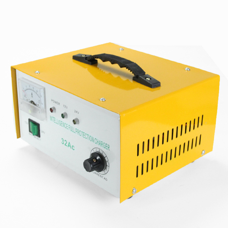 汽车电瓶充电器12v24v自动识别修复充满自停摩托车充电机产品图