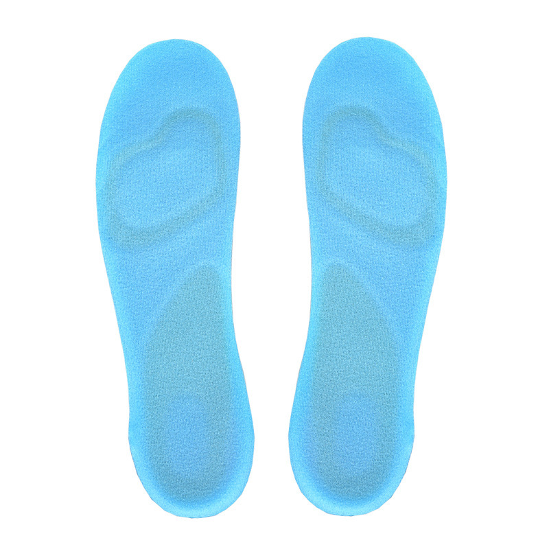 SEBS elastic thickened sports insoles, silicone GEL breathable shock-absorbing air cushion, soft shock-absorbing blister box for men and women Item Picture