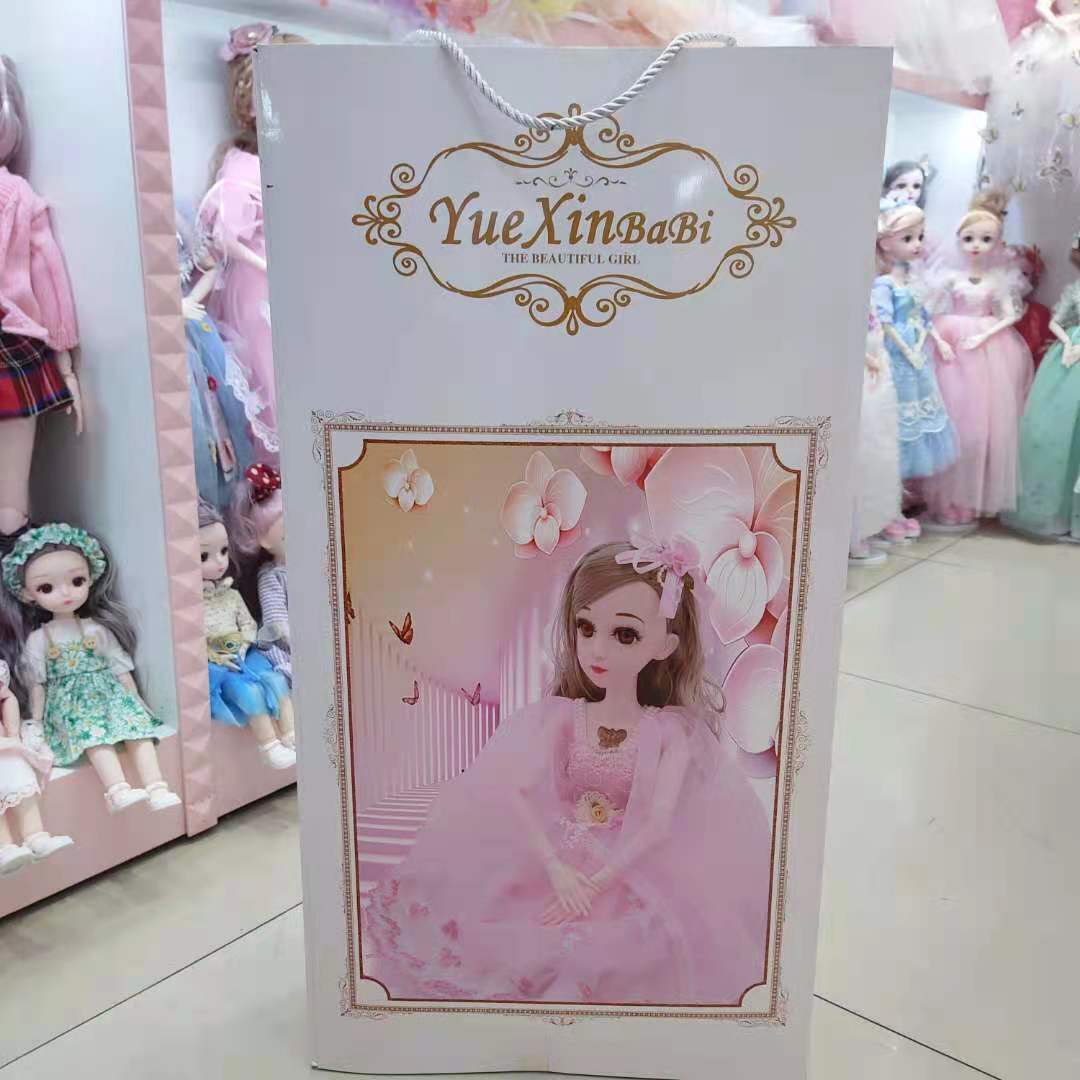 New large 60-centimeter DIY Barbie doll box, a gift for girls playing house, wedding dress gift box, children's toy