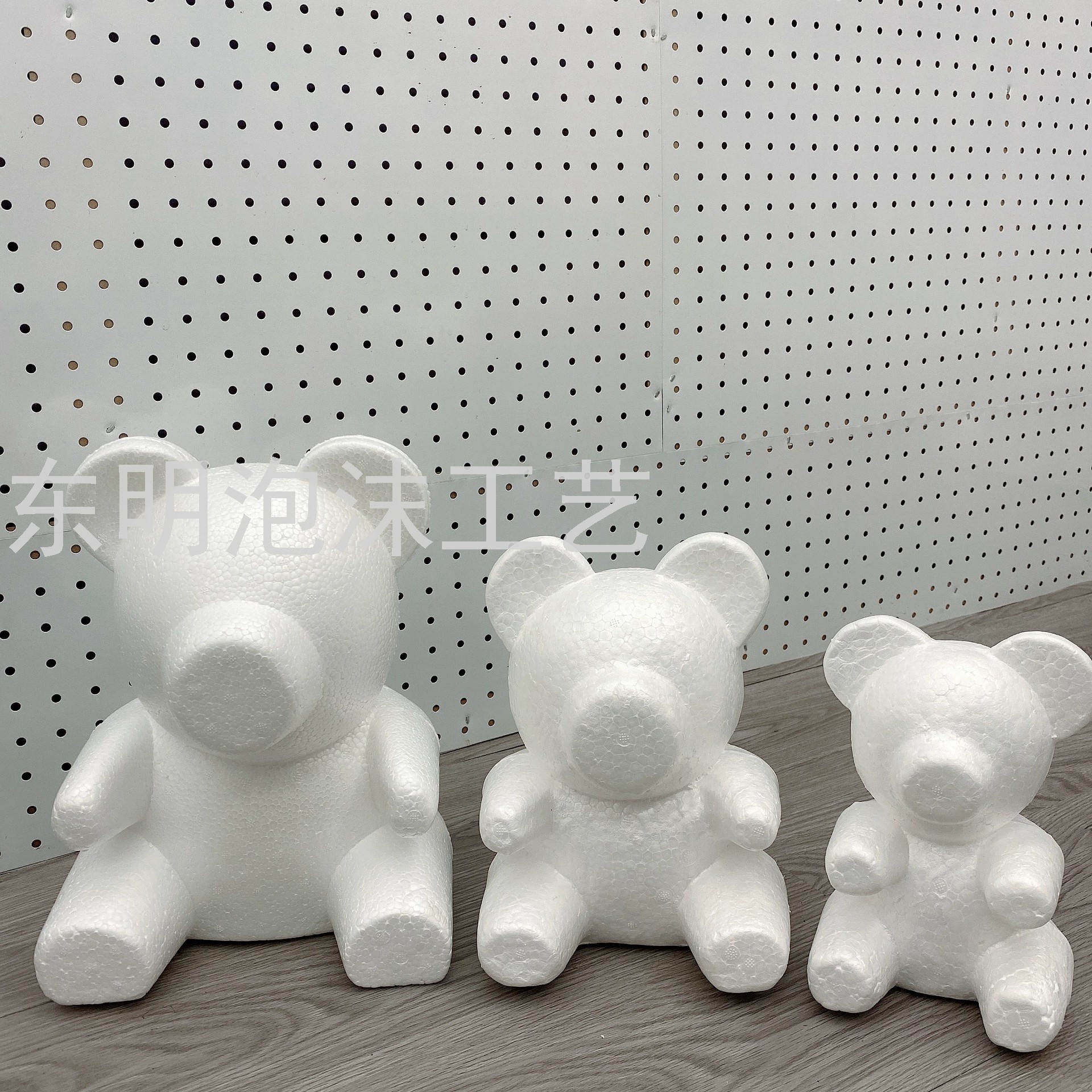 diy materials for handmade bear stick flowers, rose foam bear model molds, wedding creative gifts, gift materials Application Scenario