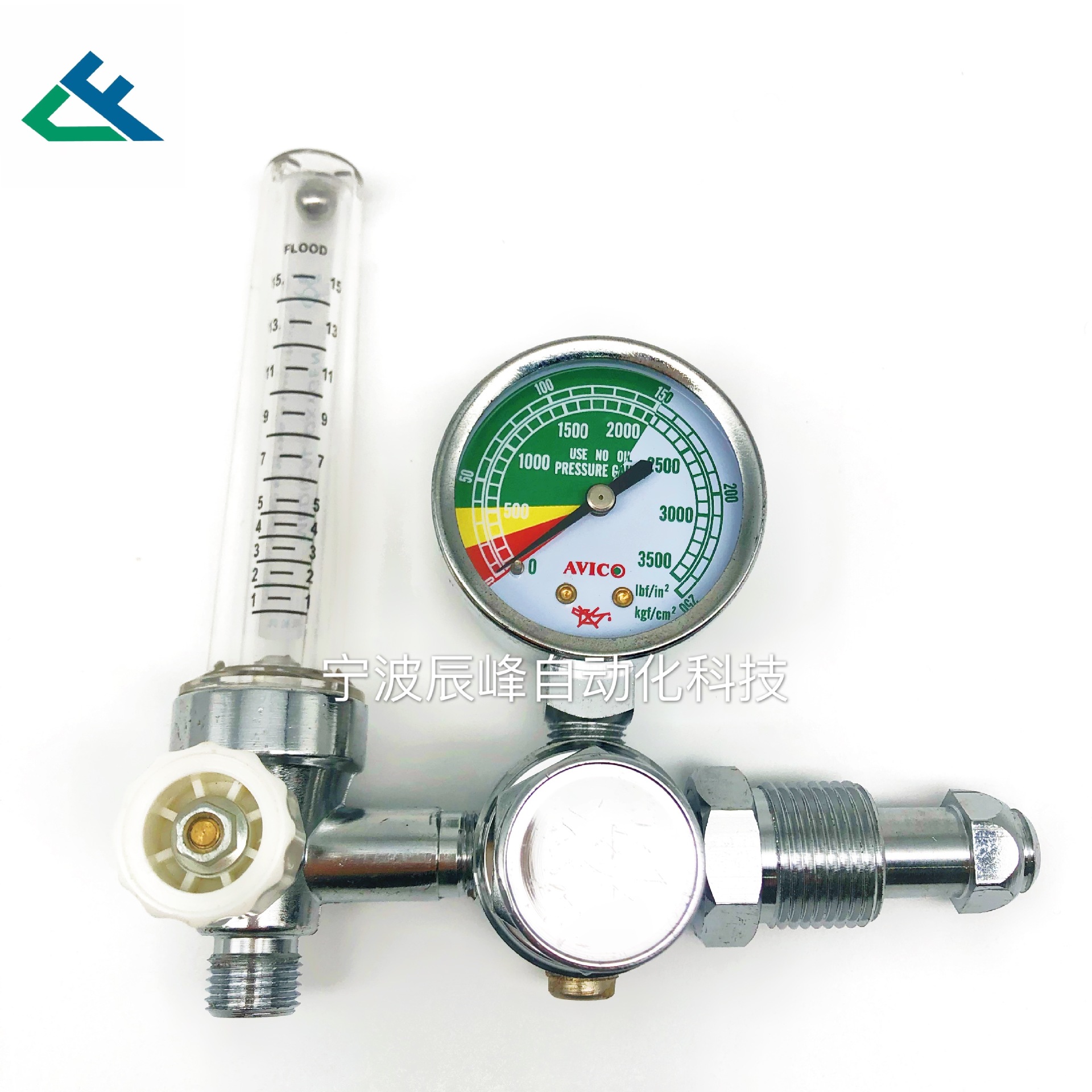 G5/8 external tooth oxygen gauge, oxygen pressure reducer, medical oxygen inhaler details Picture