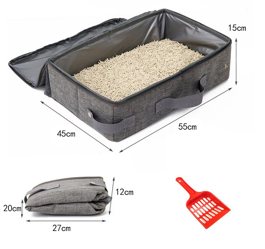 PETISFAM smart cat litter box with bag folding, large capacity deodorizing cat litter box, cat products Application Scenario