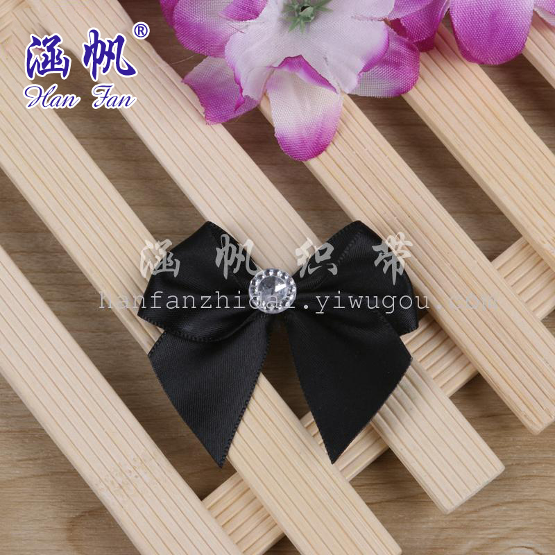Factory direct sales of wound bows, sticky diamond hair clips, headwear, decorative clothing accessories, ribbon bows. Custom orders based on samples details Picture