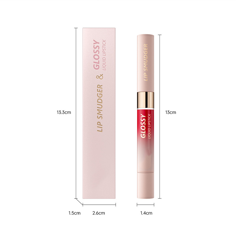 Double-headed lipstick lip gloss, matte lip gloss, long-lasting color, vegan, high-color, moisturizing liquid lip gloss Application Scenario