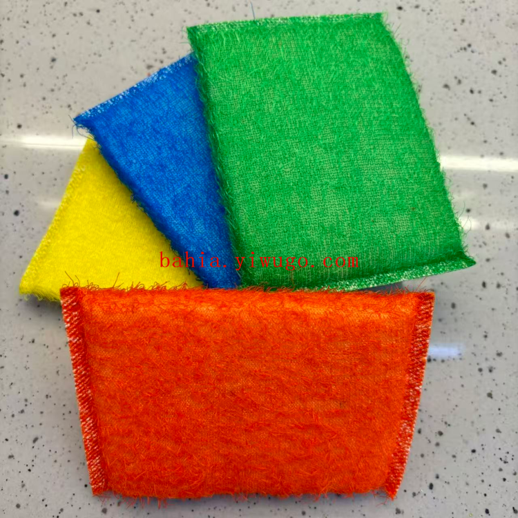 Multi-functional cleaning supplies set: dishwashing, scouring pad, pot brush, kitchen cleaning tools, pot brush, sponge, rag, cleaning cotton, bahia Item Picture