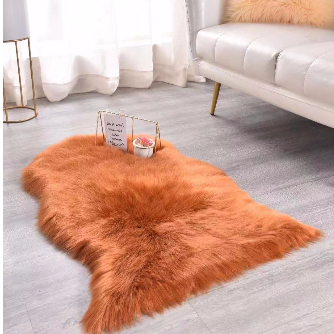 Wool-like carpet for living room, bedroom, home floor MATS, bedside sofa and bay window MATS Item Picture