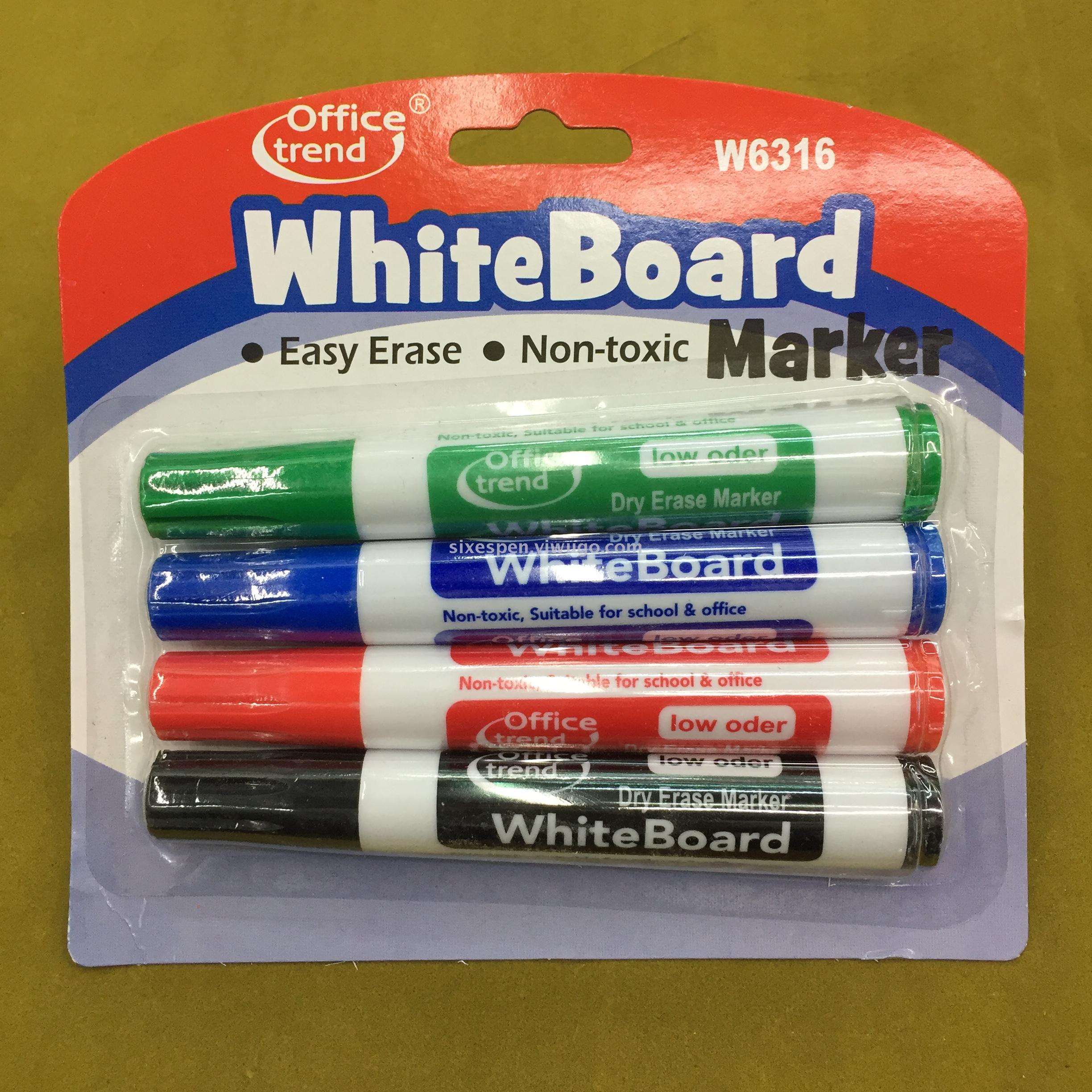 2+1 whiteboard pen + board brush, erasable whiteboard pen set details Picture