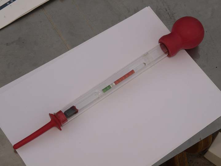 电瓶液比重计，蓄电池比重计，电瓶液密度计，BATTERY TESTER细节图