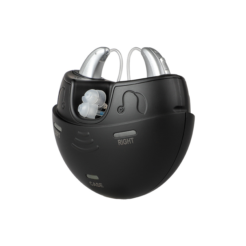 JH-D26A digital hearing Aid for back-of-ear deafness, air duct, elderly voice amplifier, earplug type sound collector Application Scenario