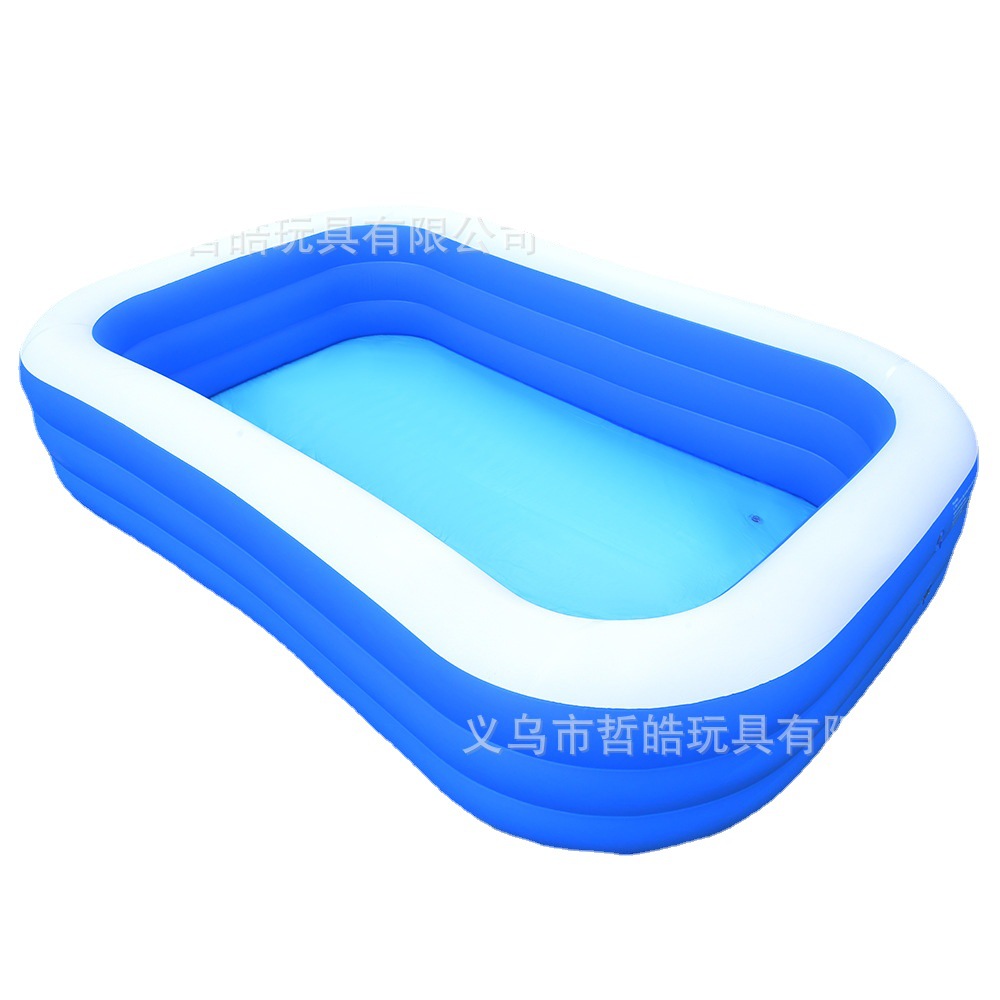 Large outdoor inflatable swimming pool, children's ocean ball swimming pool fence, inflatable water large toy water play pool Application Scenario