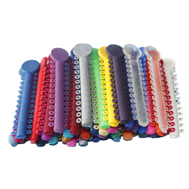 Disposable dental orthodontic consumables, oral ligation rings, colored ligation rings, orthodontic materials for the oral department Specification image