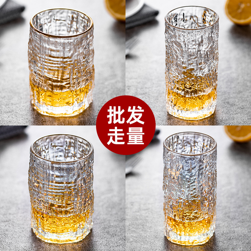 杯子/玻璃杯/带把玻璃水杯/太阳浮雕杯子/玻璃保温瓶细节图