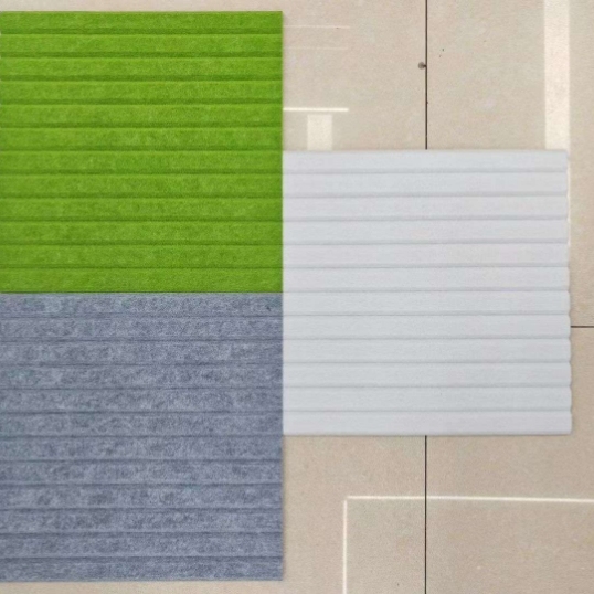 毛毡吸音板新款吸音板，有背胶可自粘设计具保暖及隔音效果多细节图