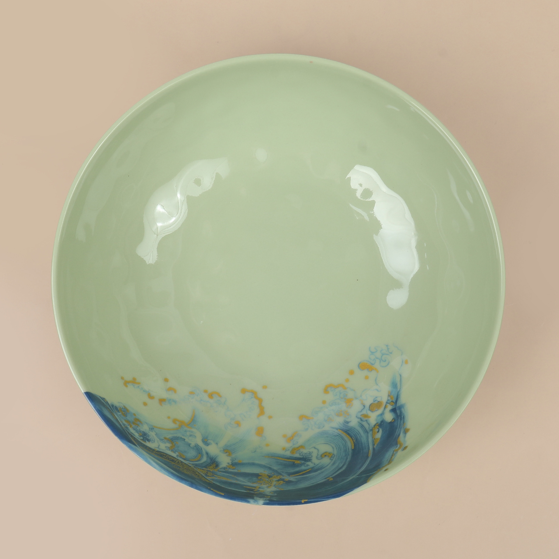 仿瓷密胺材质创意时尚沙拉盘家用厨房盘酒店早餐菜盘厂家直供批发