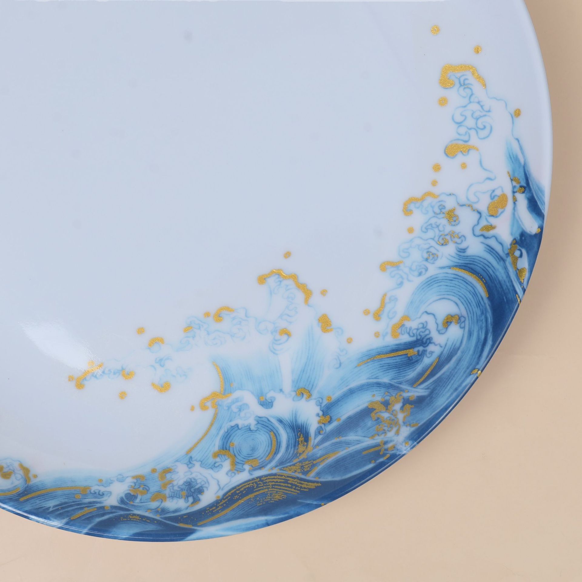 Amazon plastic melamine material round plate, 30cm fruit plate, snack plate, cross-border wholesale Application Scenario