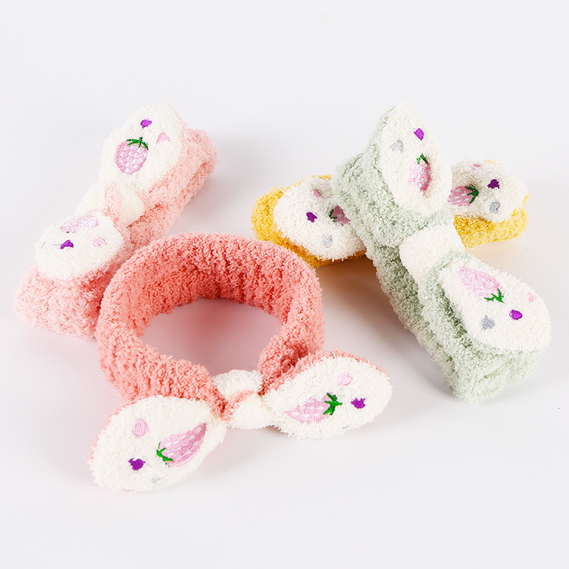 Bow hair band, face wash makeup tie hair band, bow head band, wide edge hair band, hair accessory wholesale details Picture