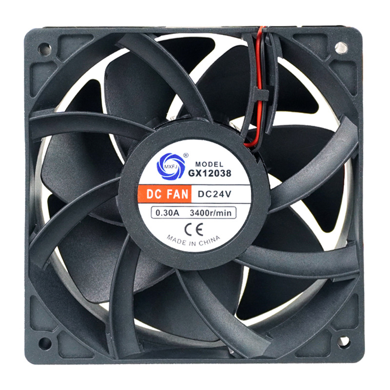 GX12038 DC 24V0.3A factory direct supply ball bearing axial flow fan cooling fan Item Picture
