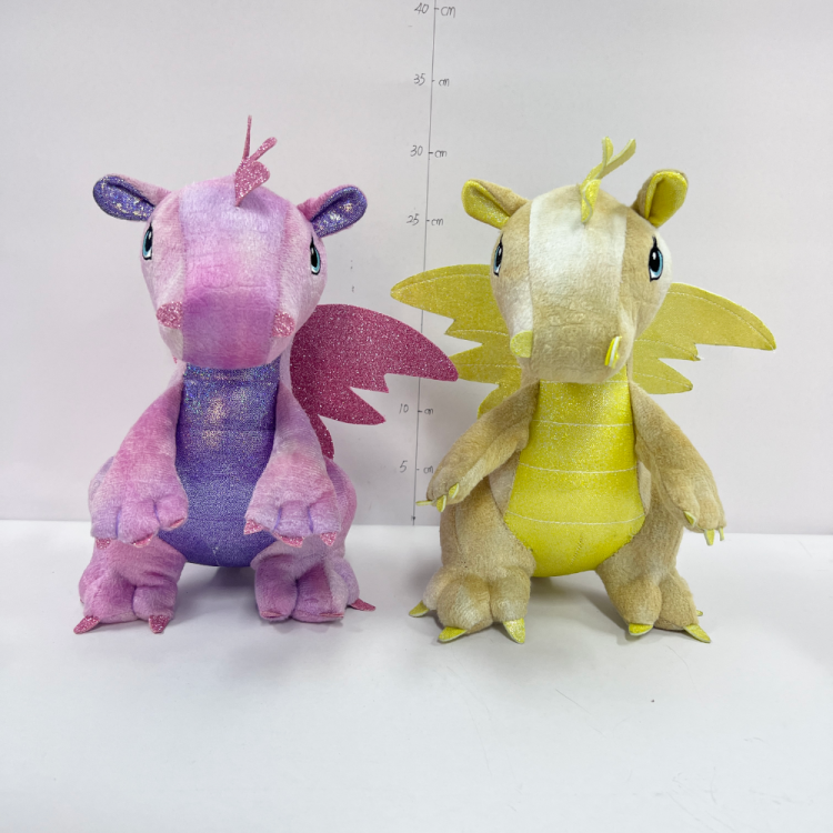 New bestsellers in foreign trade: Fire-breathing dragon, Pterosaur, flying dinosaur figurines, cute little flying dragon plush toys