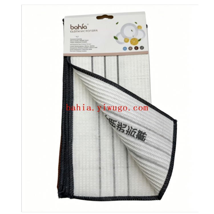 Loofah microfiber disposable cleaning cloth for the kitchen, lazy person's cloth
