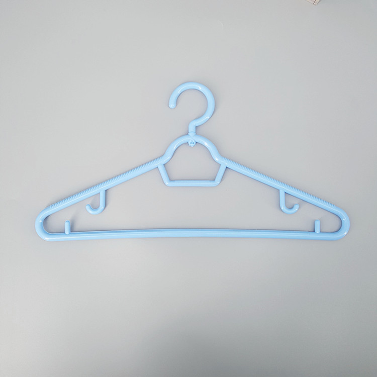 女士塑料衣架实心加厚家居干湿两用阳台晾晒衣架防滑衣挂厂家直销