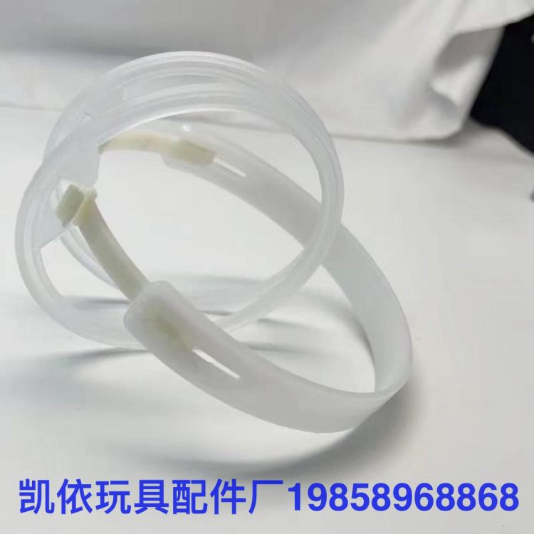 折叠耳罩架子新款 耳罩两件套 塑料配件 耳罩胚子 塑料耳罩架产品图