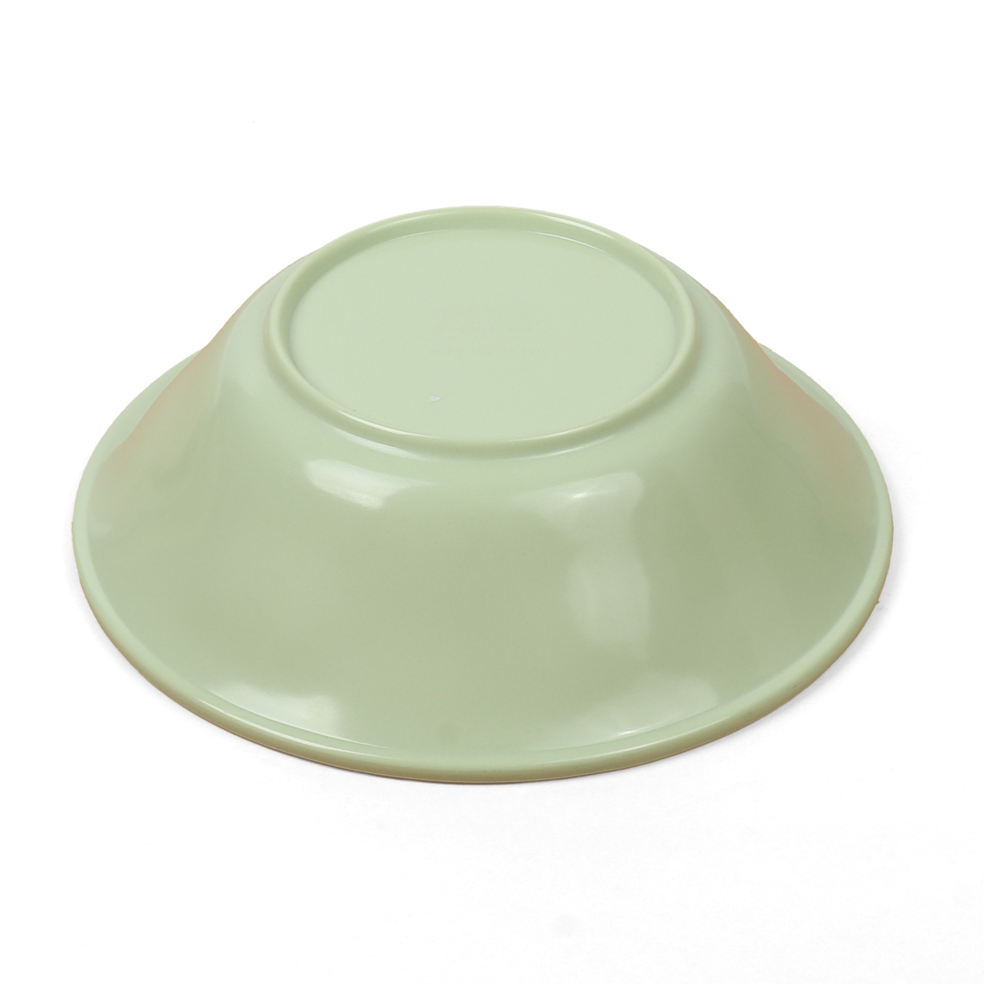 Green melamine tableware, round plates, commercial round plates, large flat plates, hotel and restaurant cold dish plates, side dish plates, manufacturer wholesale Application Scenario