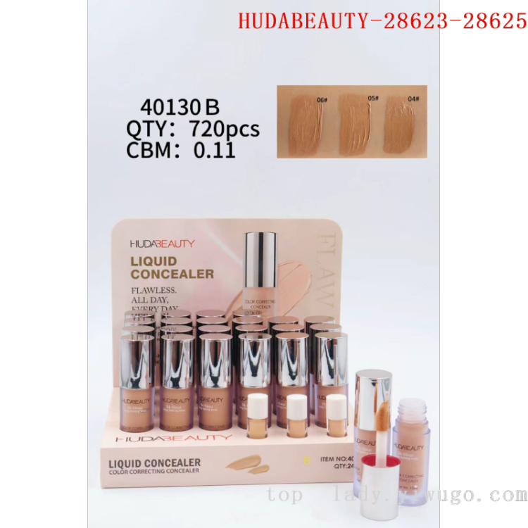 Huda Beauty Premium Glass bottle Foundation ensures long-lasting makeup coverage and moisturizing