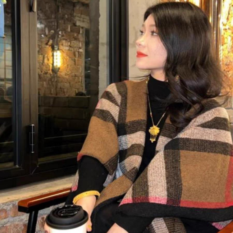 Cross-border scarf wholesale e-commerce live streaming supply chain, Bagged split shawls Specification image