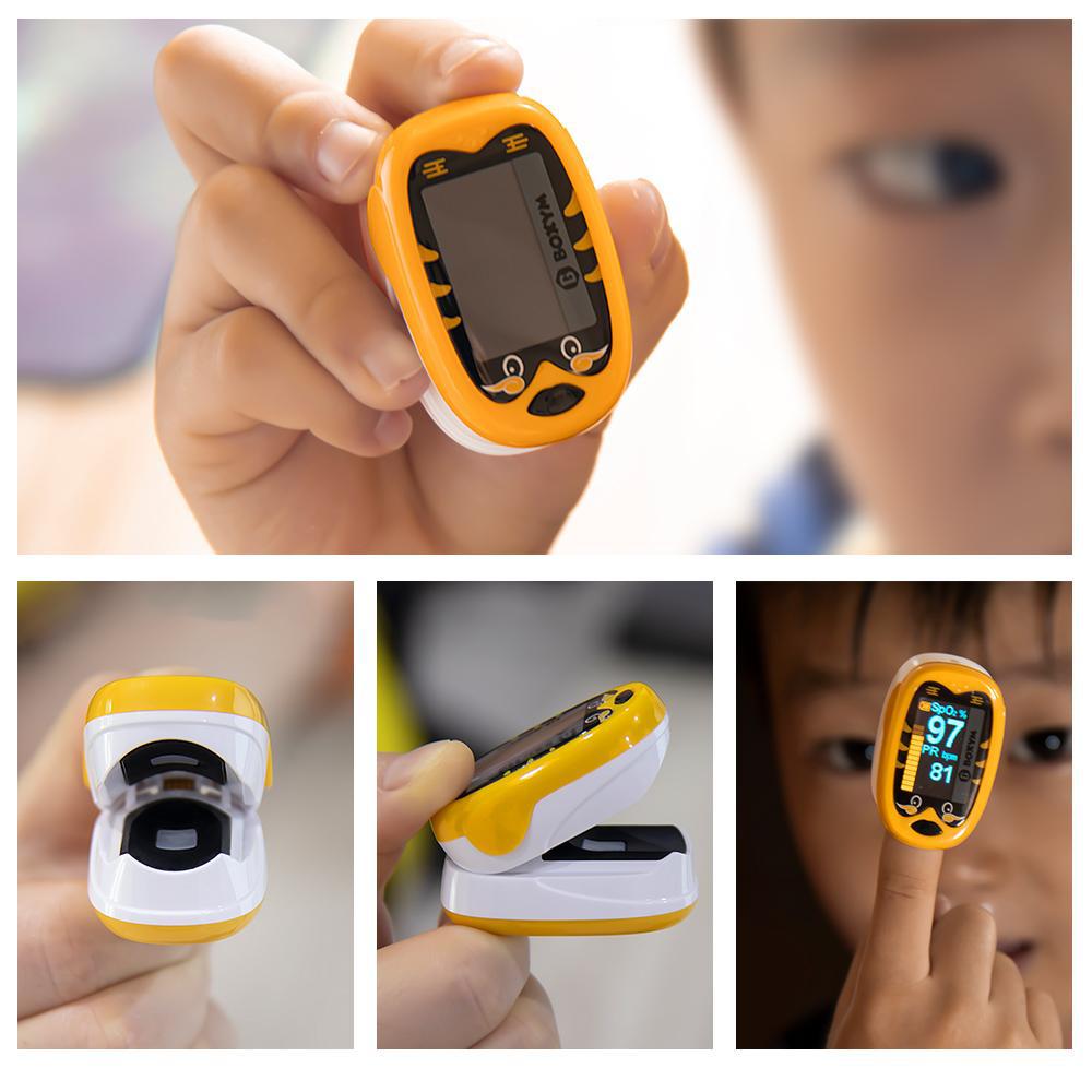 Blood oxygen meter, cartoon model, blood oxygen meter, blood oxygen saturation, finger pulse oximeter, medical device full figure