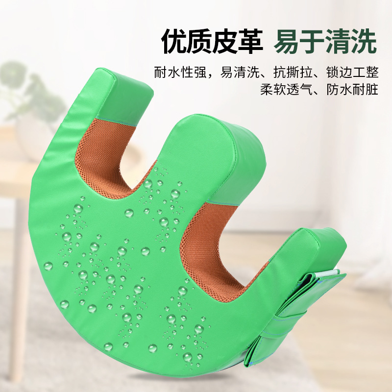 New type of turning assist pad, side-turning body assist pad, bed mountain-shaped care turning pad Specification image