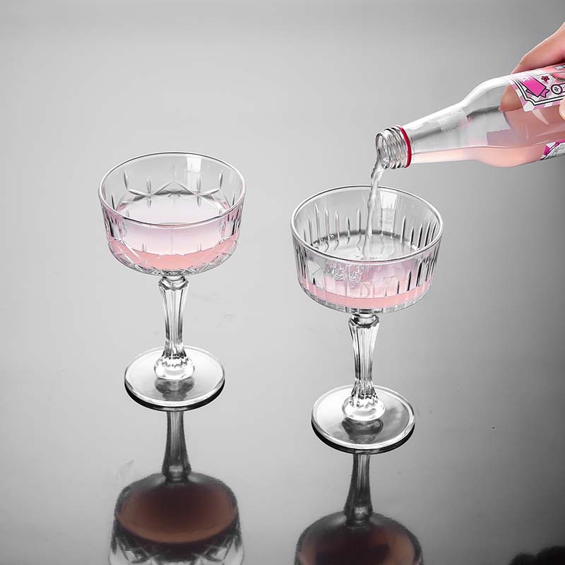 简约ins风玻璃杯子高颜值冰淇淋酸奶甜品布丁杯女家用矮脚雪糕碗3 Specification image