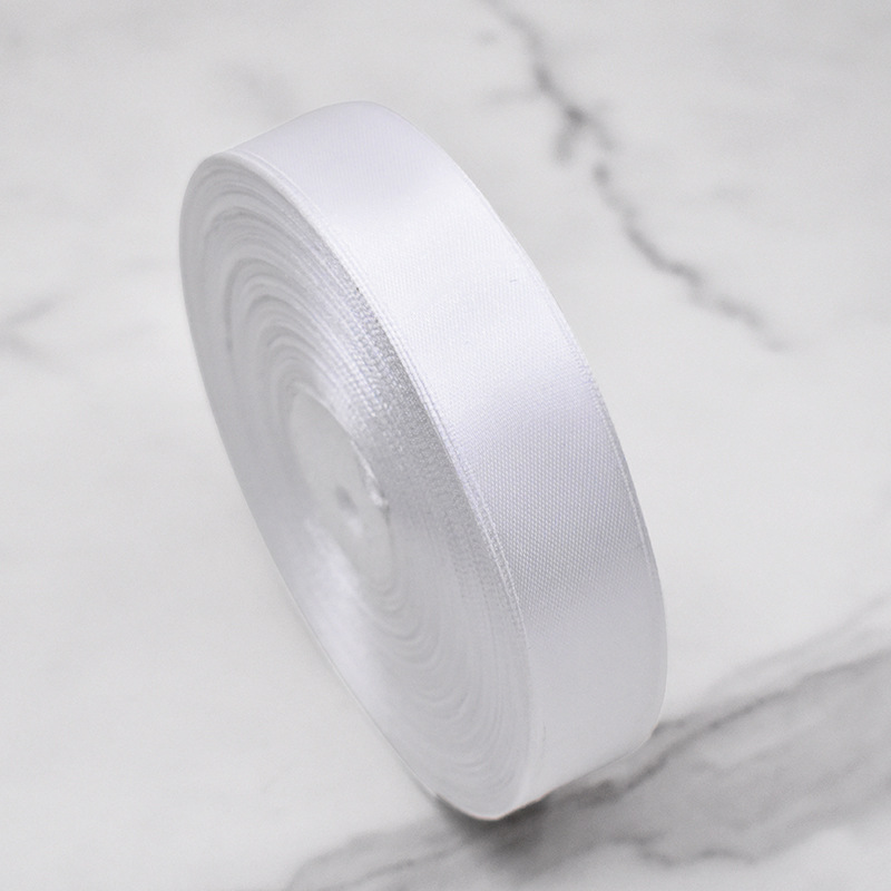 2.5cm wide colored dense large roll ribbon for clothing, toys, ribbons, hair accessories, bows and webbing Item Picture