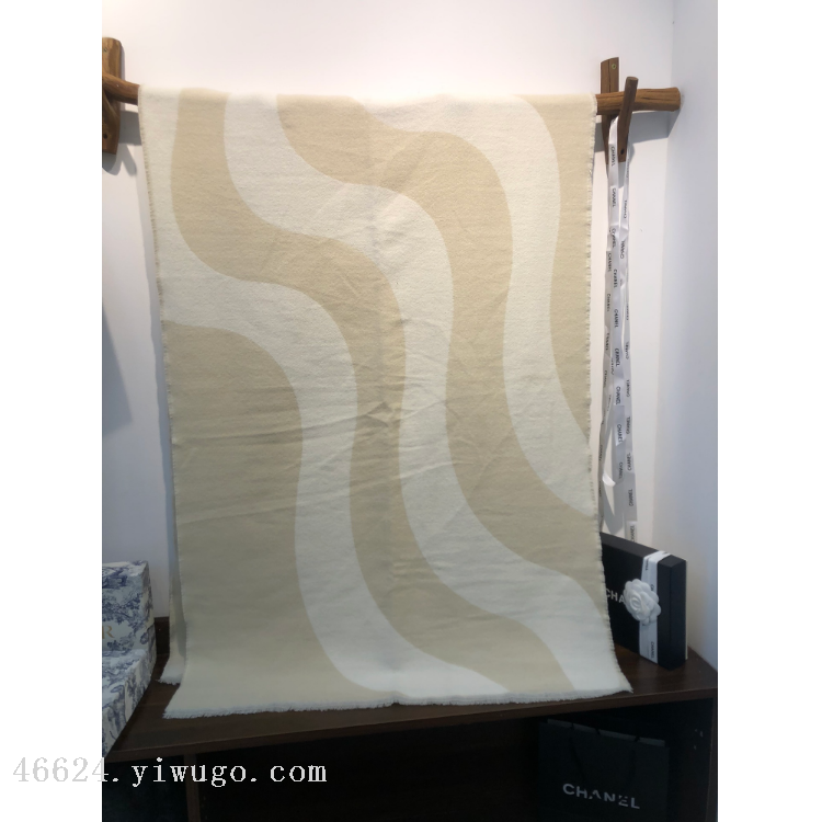 Cross-border scarf wholesale e-commerce live streaming supply chain, jacquard series scarves in stock, acrylic scarves details Picture