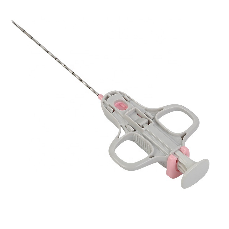 Disposable bone marrow biopsy puncture needle, medical independent packaging soft tissue automatic biopsy needle details Picture