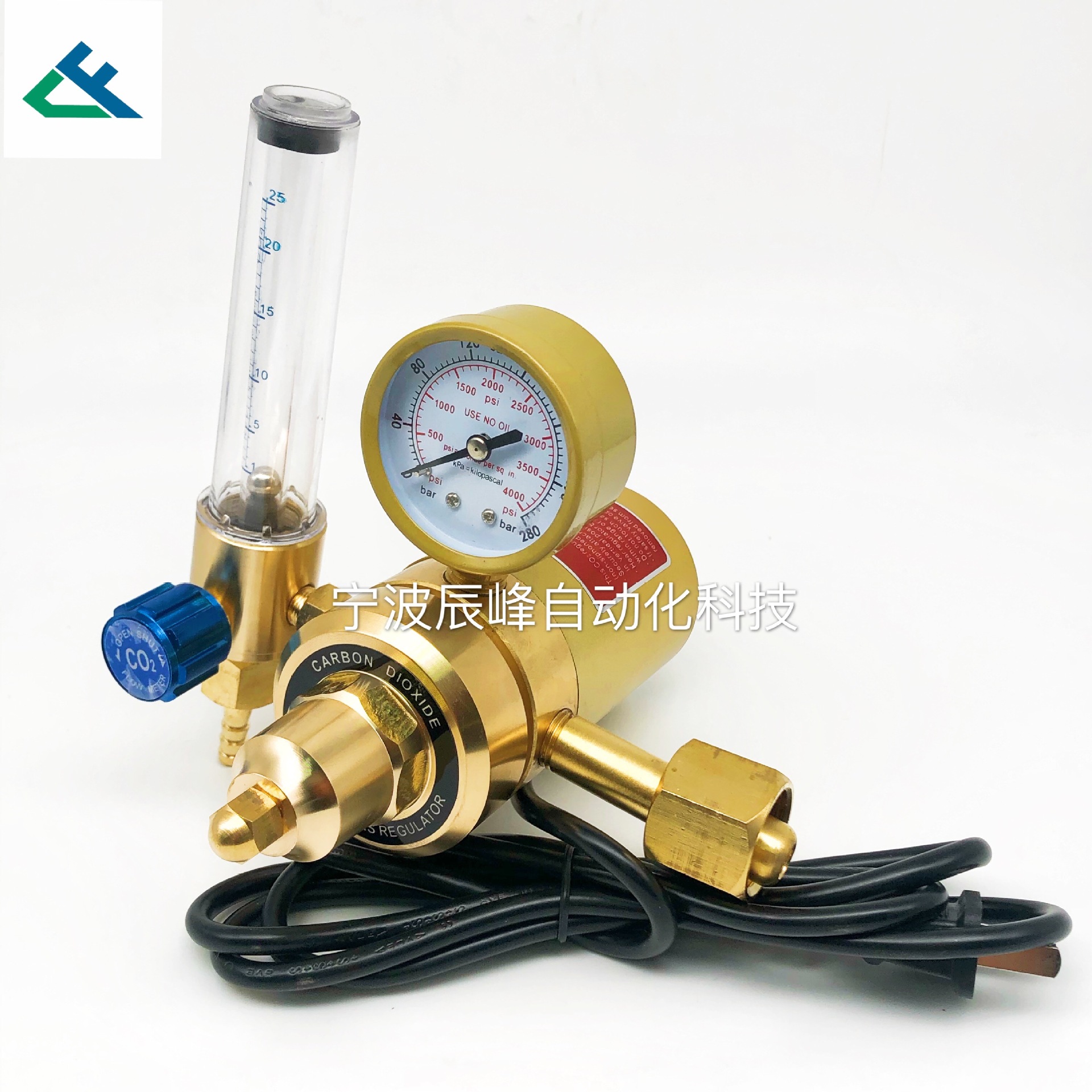 Carbon dioxide pressure reducer Specification image