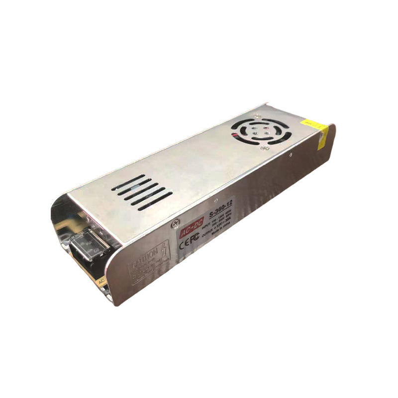 Long strip switching power supply 12V100W, 120W, 200W, 360W DC LED light strip light box monitoring power supply 24v Application Scenario