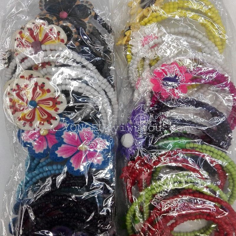 蝴蝶花钢丝圈手链 款式多样 现货批发 厂家直销