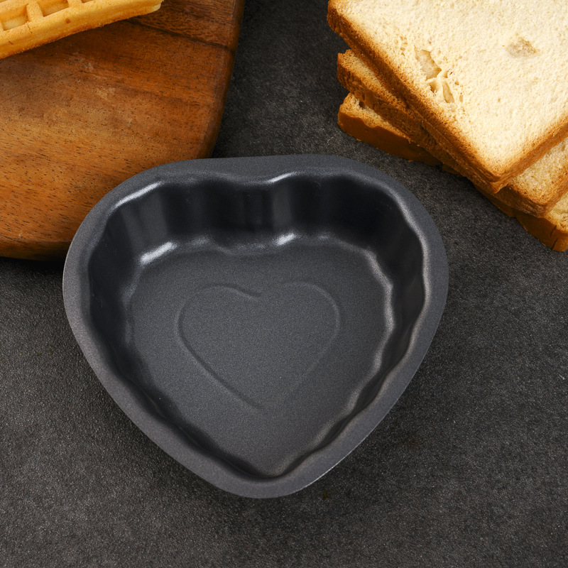 4-inch multiple mini cake molds, non-stick heart-shaped, round, square, cartoon pattern baking tools, small cake molds Item Picture