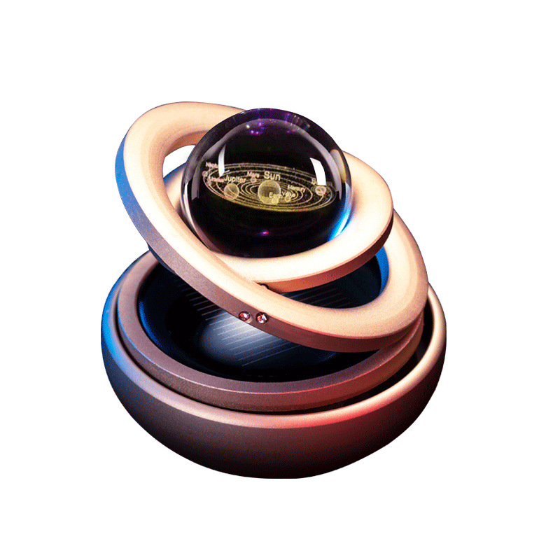 Car perfume, interstellar rotating aromatherapy, solar rotating car decoration, creative and personalized decorative items, fragrance Application Scenario