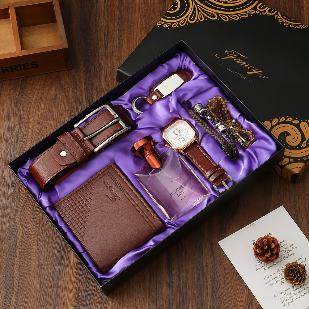 Amazon cross border high end business gift set para hombres eventos de empresa práctica acompañante regalos de mano se puede imprimir logotipo Specification image