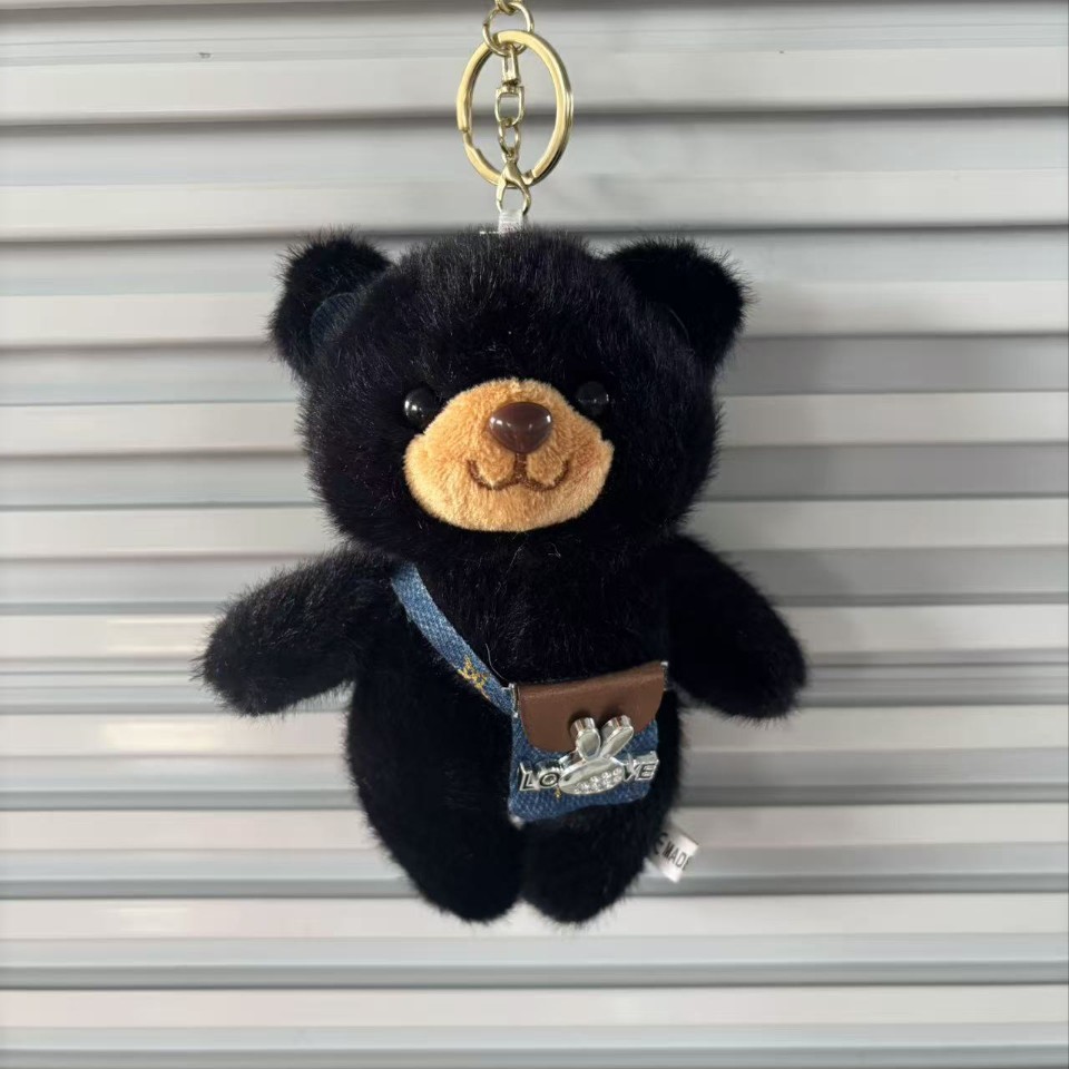 Best-selling cute plush bear pendants, doll bags, pendants, shoulder bags, bear event gifts, claw machines, little bear dolls Specification image