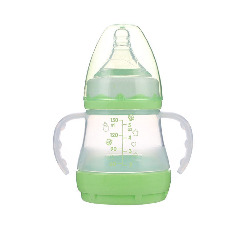 外贸母婴用品宝宝奶瓶防胀气食品级PP宽口婴儿奶瓶150ml 270ml