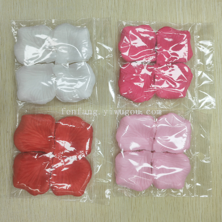 仿真玫瑰花瓣 婚庆用品床花手撒花 沐浴花瓣