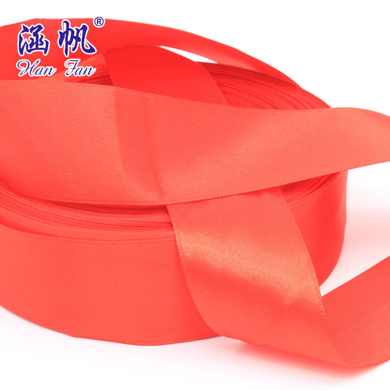 In stock: 4cm ribbons, 100 yards per roll, baking packaging ribbons, wedding decoration ribbons, DIY webbing details Picture